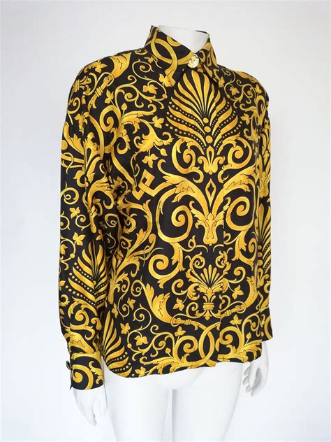 serenity versace vintage shirt|Versace vintage dresses.